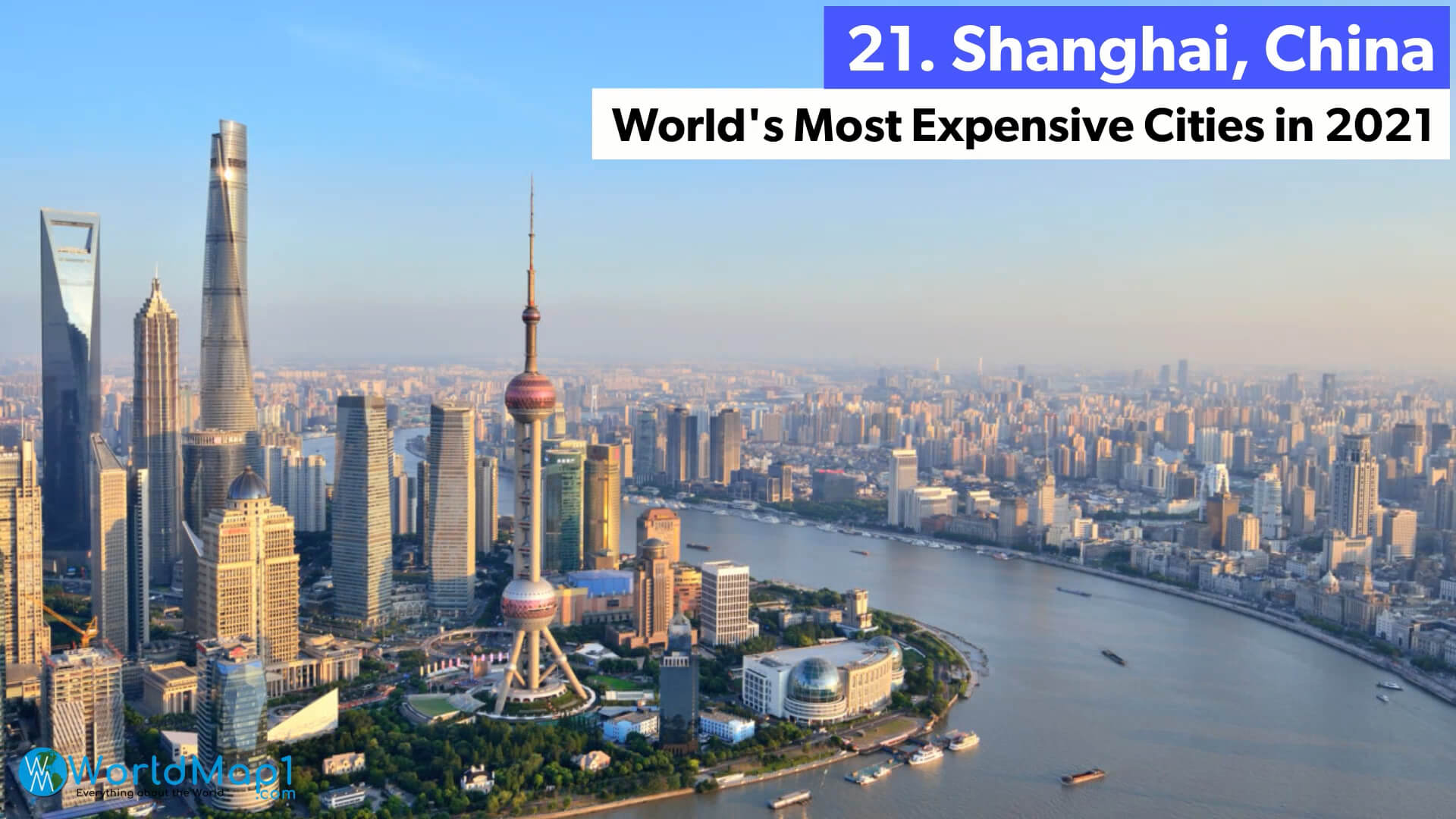 Les villes les plus chères du monde - Shanghai, Chine