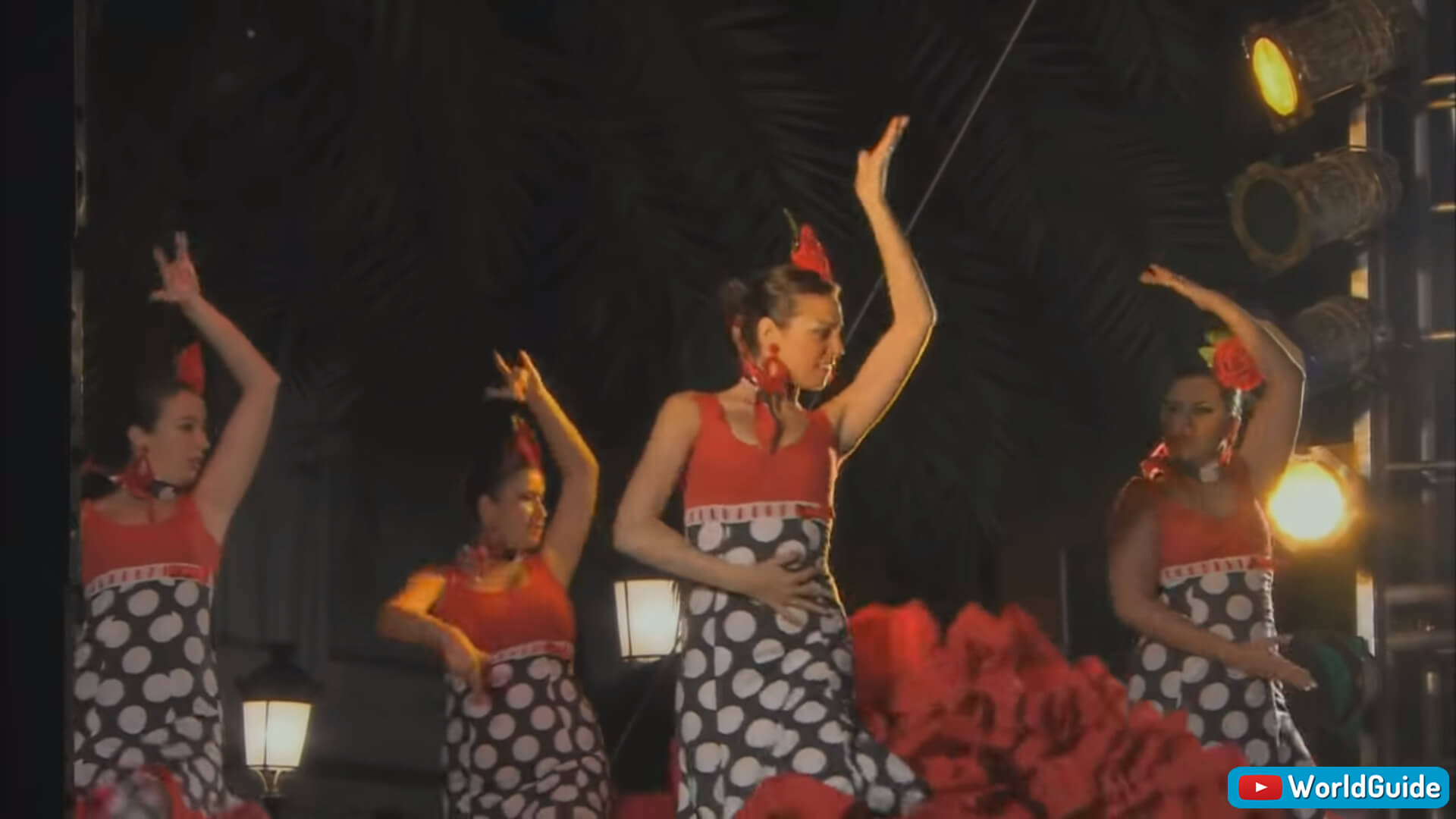 Traditionnel Flamenco Danse Cordoba